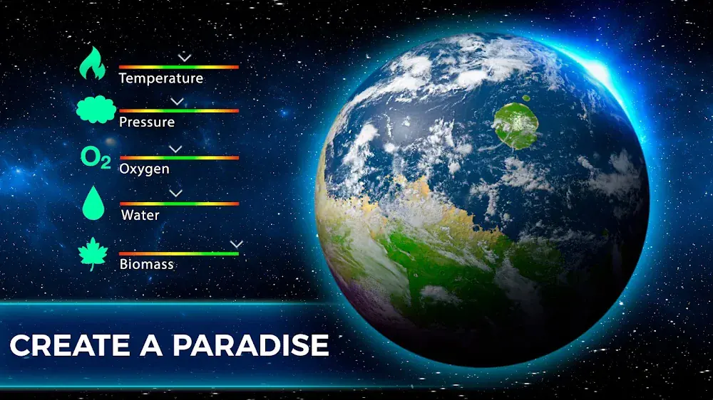 TerraGenesis: kék óceánokkal és zöld kontinensekkel borított bolygó